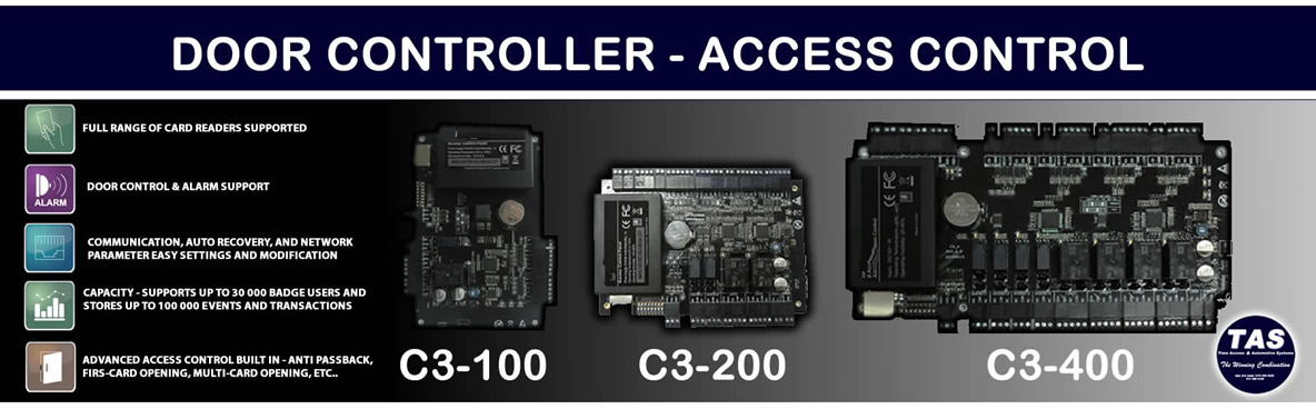 door controllers banner - access control